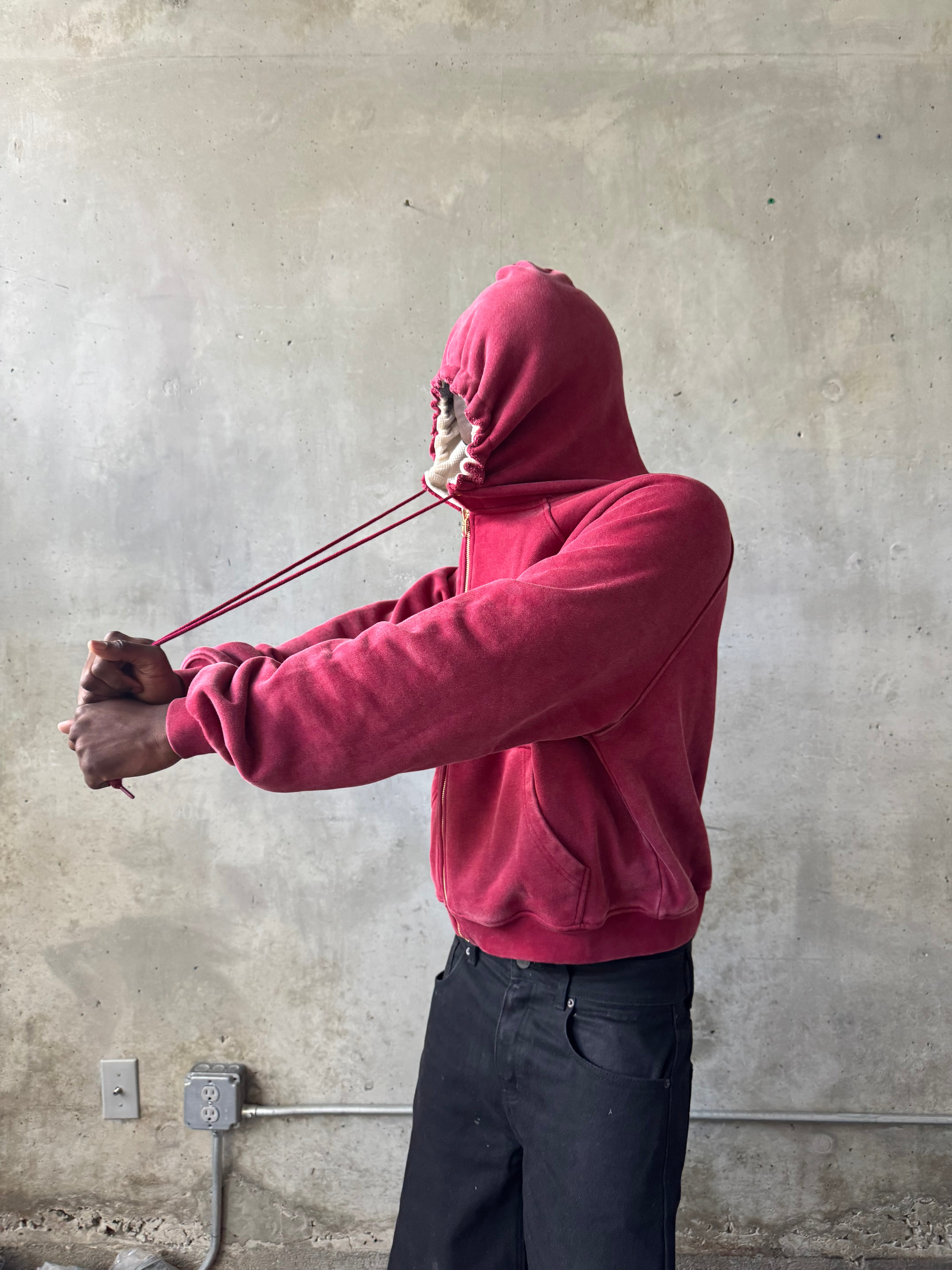 Vintage Reverse Zip-Up