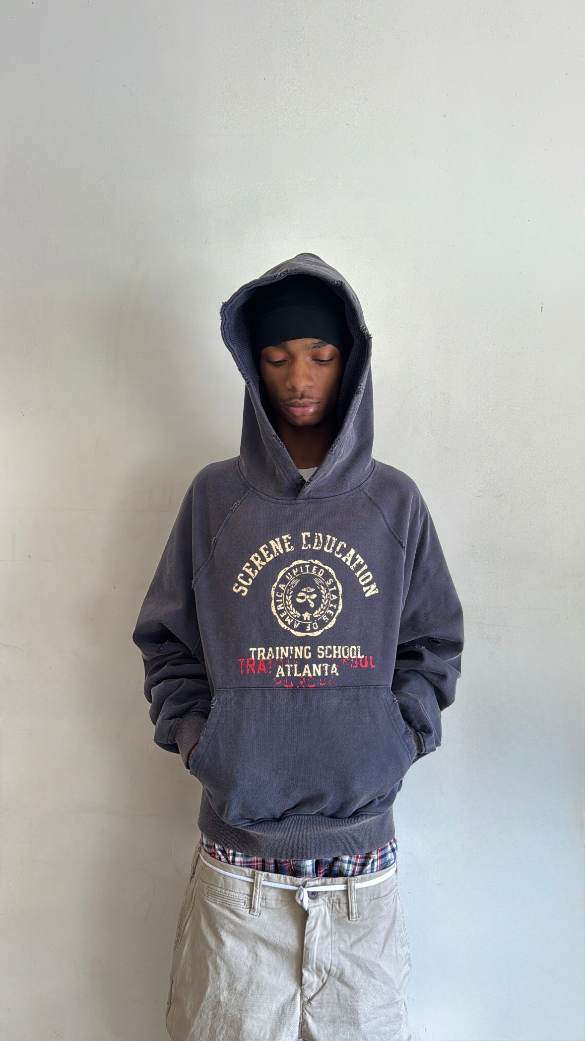 Ash Blue Training Hoodie