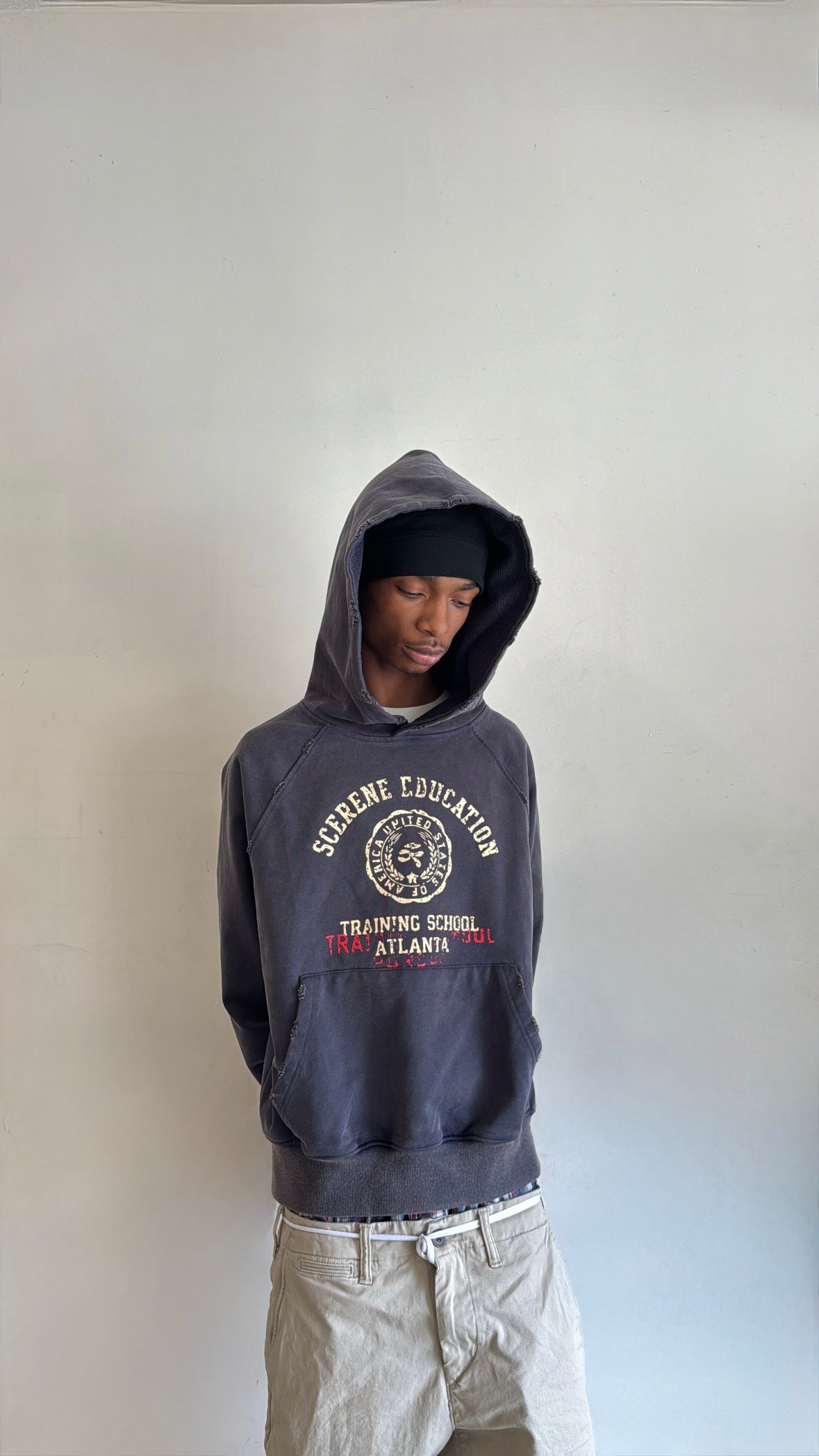 Ash Blue Training Hoodie
